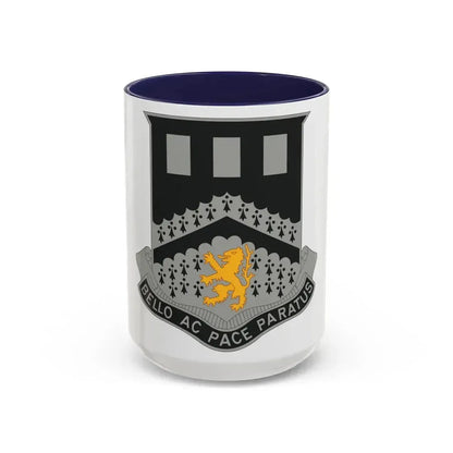 112 Engineer Battalion (U.S. Army) Accent Coffee Mug 15oz Navy - Go Mug Yourself