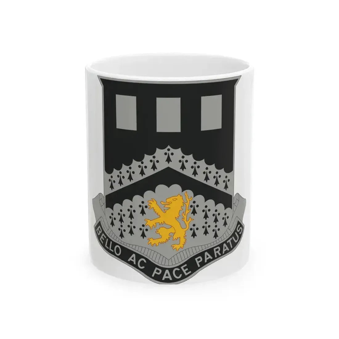 112 Engineer Battalion (U.S. Army) White Coffee Mug 11oz - Go Mug Yourself