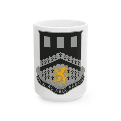 112 Engineer Battalion (U.S. Army) White Coffee Mug 15oz - Go Mug Yourself
