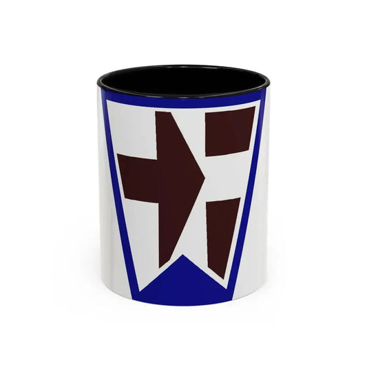 112 Medical Brigade (U.S. Army) Accent Coffee Mug 11oz Black - Go Mug Yourself