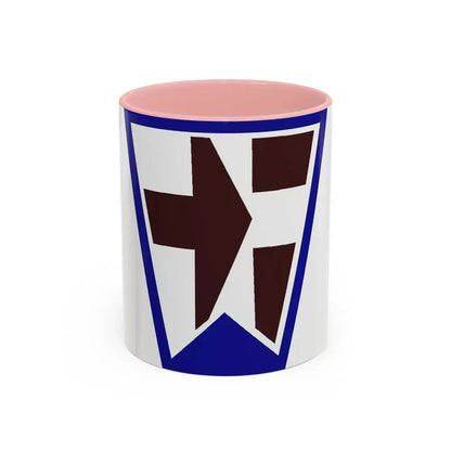 112 Medical Brigade (U.S. Army) Accent Coffee Mug 11oz Pink - Go Mug Yourself