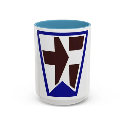 112 Medical Brigade (U.S. Army) Accent Coffee Mug 15oz Light Blue - Go Mug Yourself