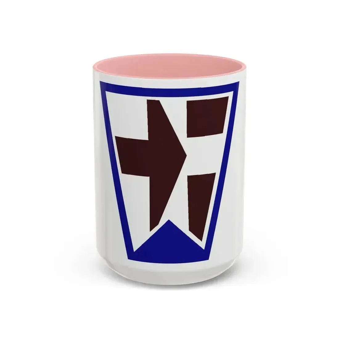 112 Medical Brigade (U.S. Army) Accent Coffee Mug 15oz Pink - Go Mug Yourself