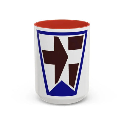 112 Medical Brigade (U.S. Army) Accent Coffee Mug 15oz Red - Go Mug Yourself