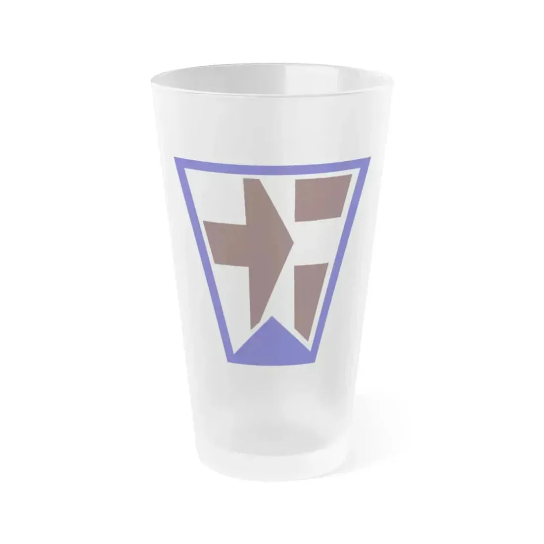 112 Medical Brigade (U.S. Army) Frosted Pint Glass 16oz Default Title - Go Mug Yourself