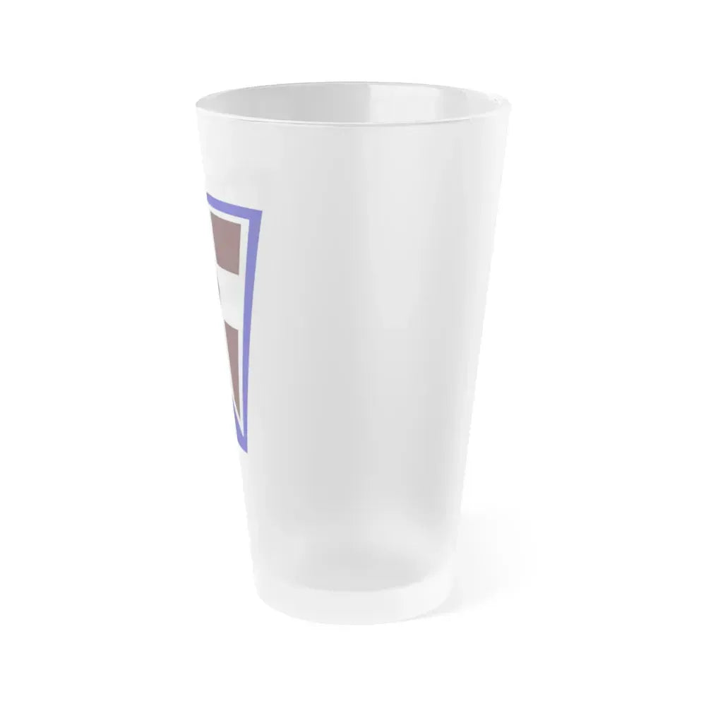 112 Medical Brigade (U.S. Army) Frosted Pint Glass 16oz - Go Mug Yourself