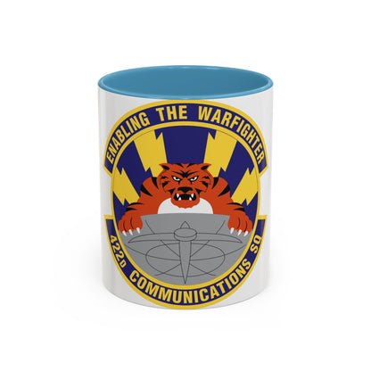 422d Communications Squadron (U.S. Air Force) Accent Coffee Mug