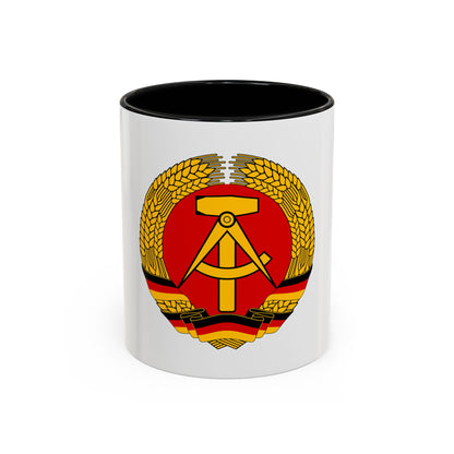 Coat of arms of East Germany - Accent Coffee Mug