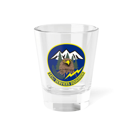 341st Services Squadron (U.S. Air Force) Shot Glass 1.5oz