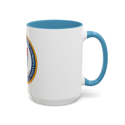 USCG Intelligence Coordination Ctr (U.S. Coast Guard) Accent Coffee Mug