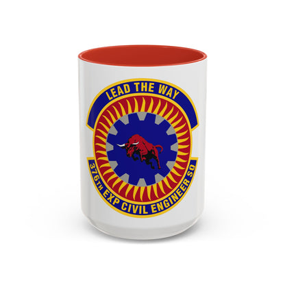 376th Expeditionary Civil Engineer Squadron (U.S. Air Force) Accent Coffee Mug