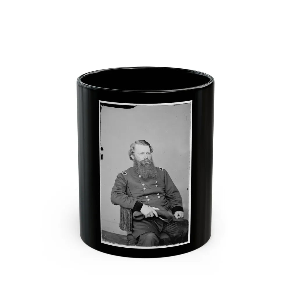 Portrait Of Maj. Gen. William W. Belknap, Officer Of The Federal Army (U.S. Civil War) Black Coffee Mug-11oz-Go Mug Yourself