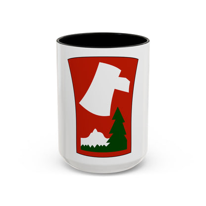 70th Infantry Division patch (U.S. Army) Accent Coffee Mug