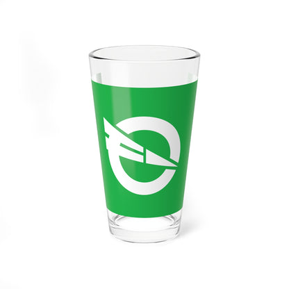 Flag of Monzen Ishikawa 1963-2006 (Japan) Pint Glass 16oz