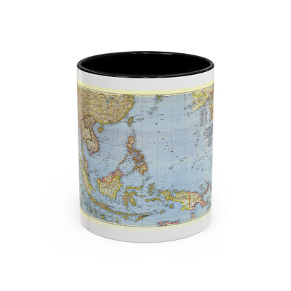 Asia - Southeast (1944) (Map) Accent Coffee Mug