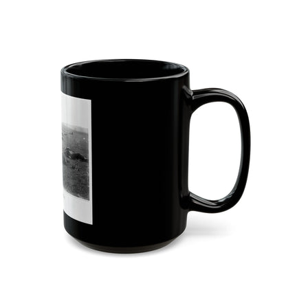 Incidents Of The War. A Harvest Of Death, Gettysburg, July, 1863 (U.S. Civil War) Black Coffee Mug