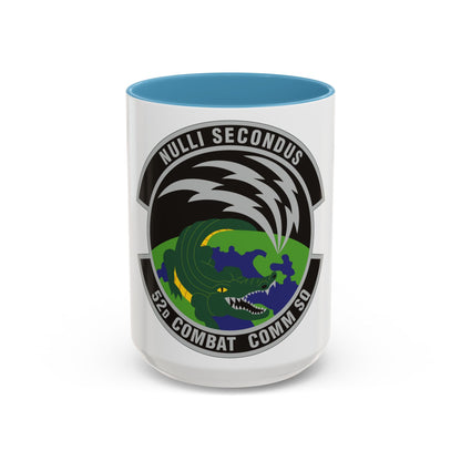 52d Combat Communications Squadron (U.S. Air Force) Accent Coffee Mug