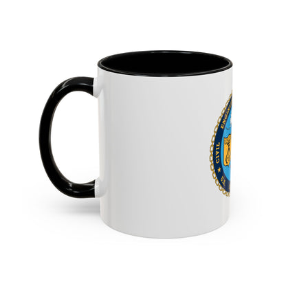 USCG Civil Eng Unit Oakland (U.S. Coast Guard) Accent Coffee Mug