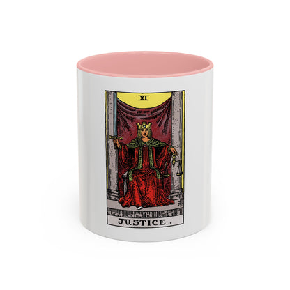 Justice (Tarot Card) Accent Coffee Mug