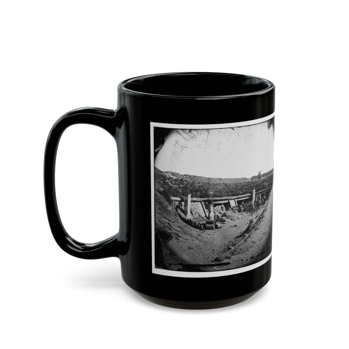 Fort Fisher, N.C. Interior Of The  Pulpit ; Another View (U.S. Civil War) Black Coffee Mug