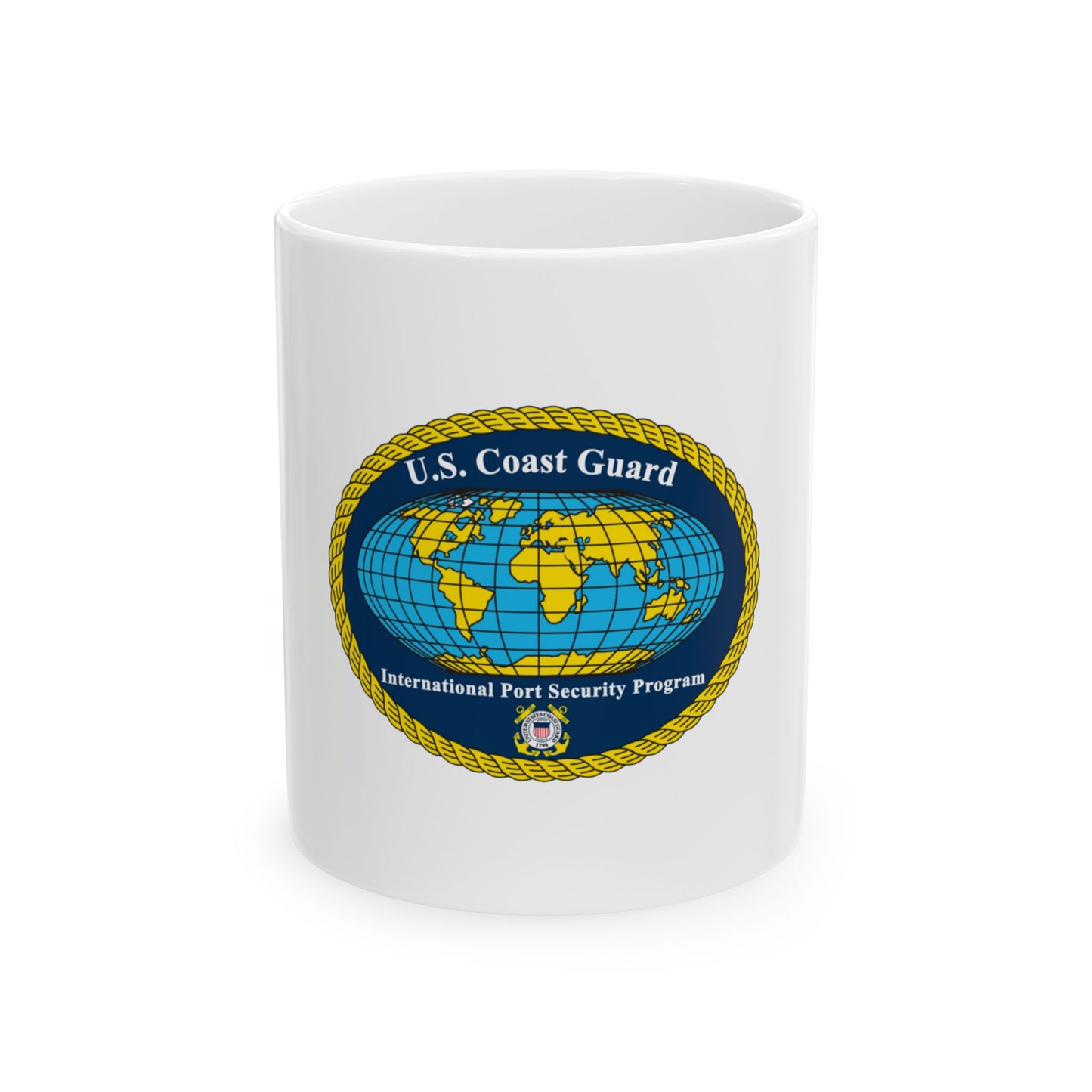 International Port Security Program USCG (U.S. Coast Guard) White Coffee Mug