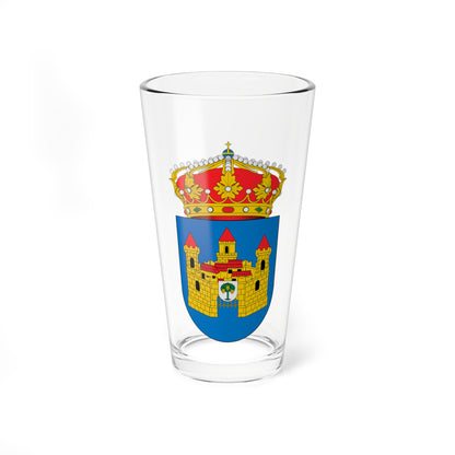 Escudo de Autilla del Pino (Spain) (Coat of Arms) Pint Glass 16oz