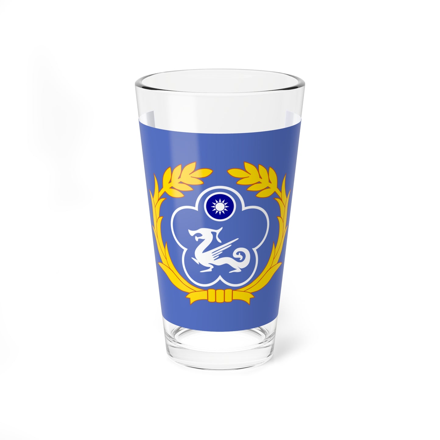 Republic of China Coast Guard ROCCG Flag (China) Pint Glass 16oz