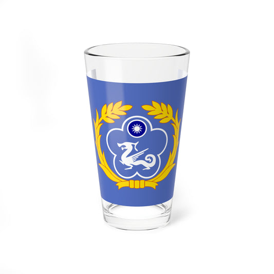 Republic of China Coast Guard ROCCG Flag (China) Pint Glass 16oz