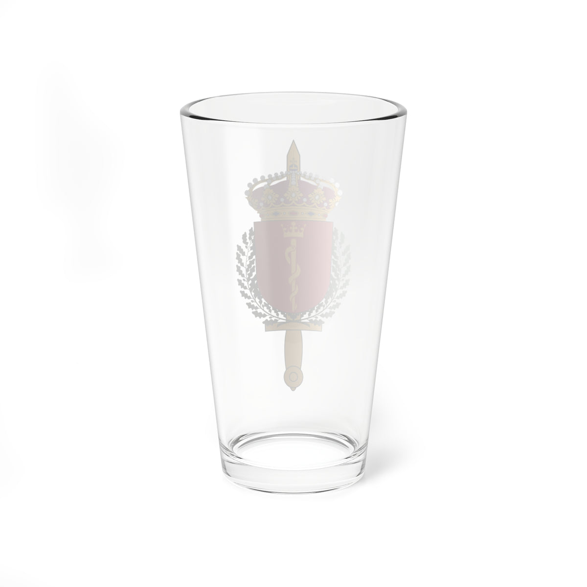Försvarets sjukvårdshögskola vapen (Sweden) (Coat of Arms) Pint Glass 16oz