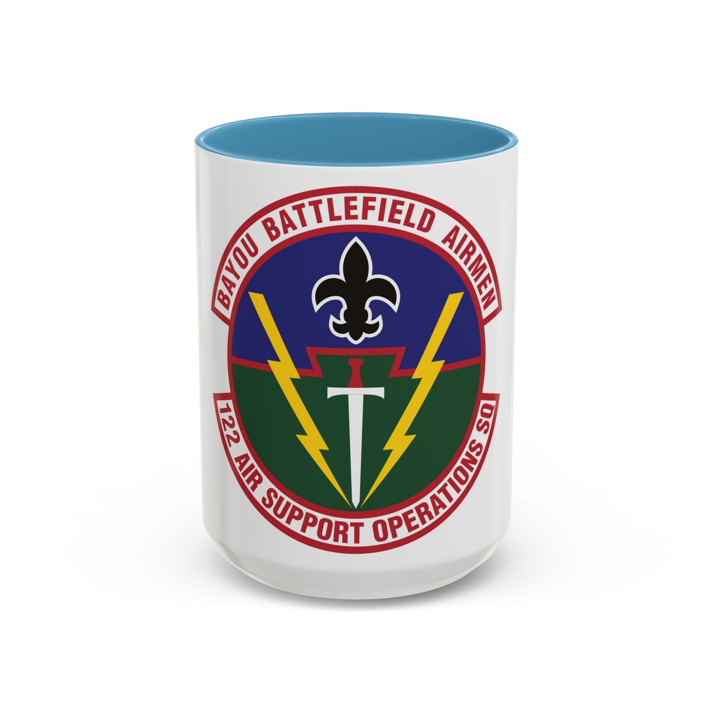 122d Air Support Operations Squadron (U.S. Air Force) Accent Coffee Mug