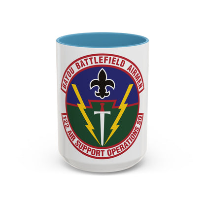 122d Air Support Operations Squadron (U.S. Air Force) Accent Coffee Mug