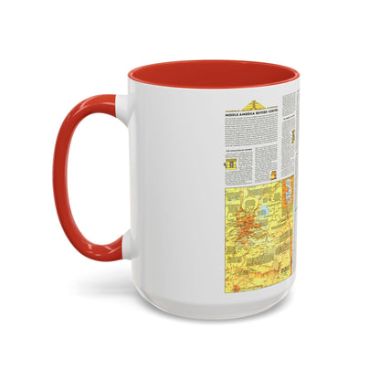 Central America - Archeological Map 2 (1968) (Map) Accent Coffee Mug