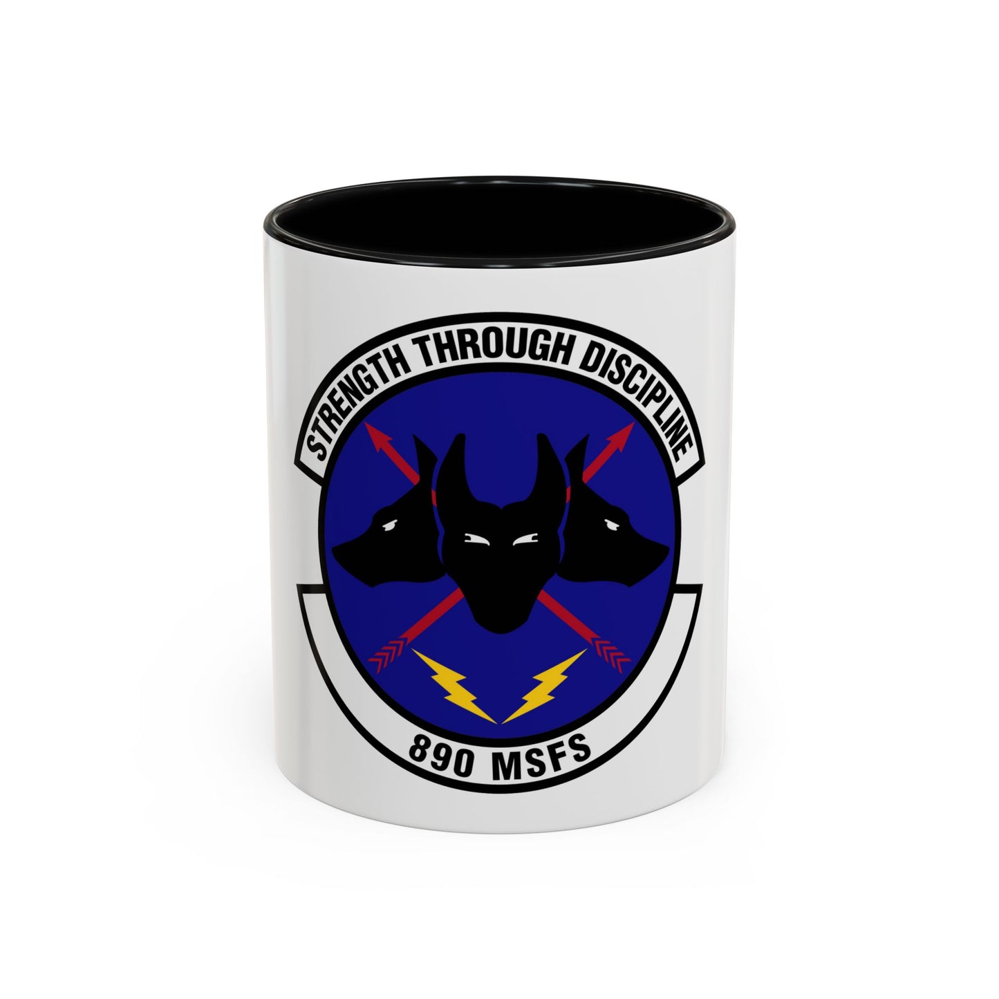 890 Missile Security Forces Squadron AFGSC (U.S. Air Force) Accent Coffee Mug