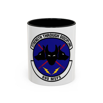 890 Missile Security Forces Squadron AFGSC (U.S. Air Force) Accent Coffee Mug