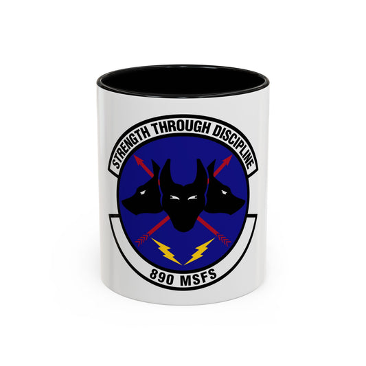 890 Missile Security Forces Squadron AFGSC (U.S. Air Force) Accent Coffee Mug