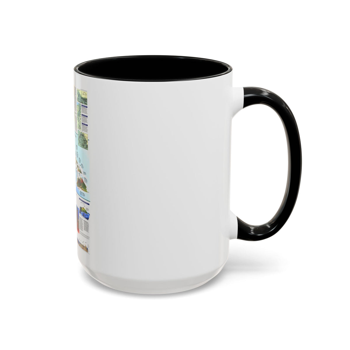 USA - Rediscovering Hawaii (1995) (Map) Accent Coffee Mug