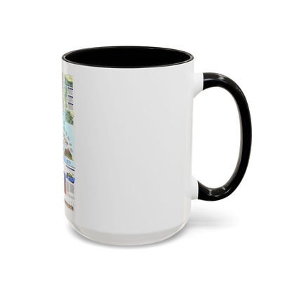 USA - Rediscovering Hawaii (1995) (Map) Accent Coffee Mug