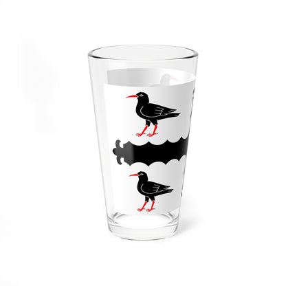 Flag of Flintshire (United Kingdom) Pint Glass 16oz
