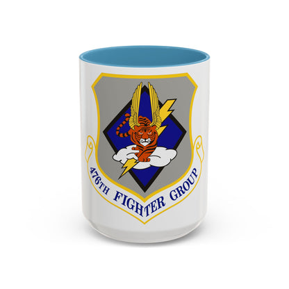 476 Fighter Group AFRC (U.S. Air Force) Accent Coffee Mug