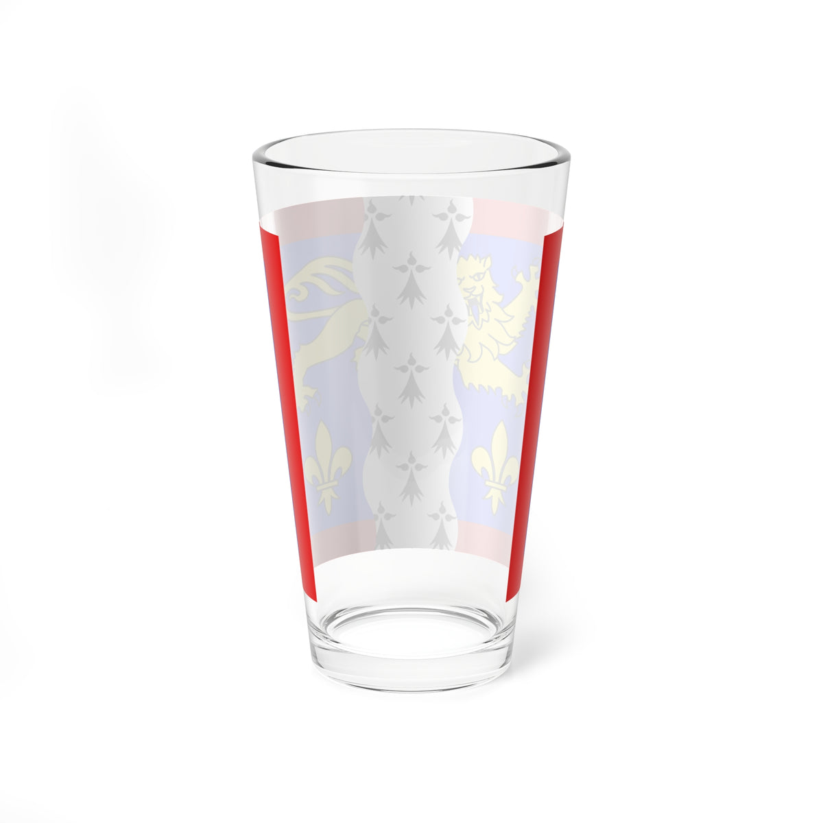Drapeau fr departement Mayenne (France) Pint Glass 16oz