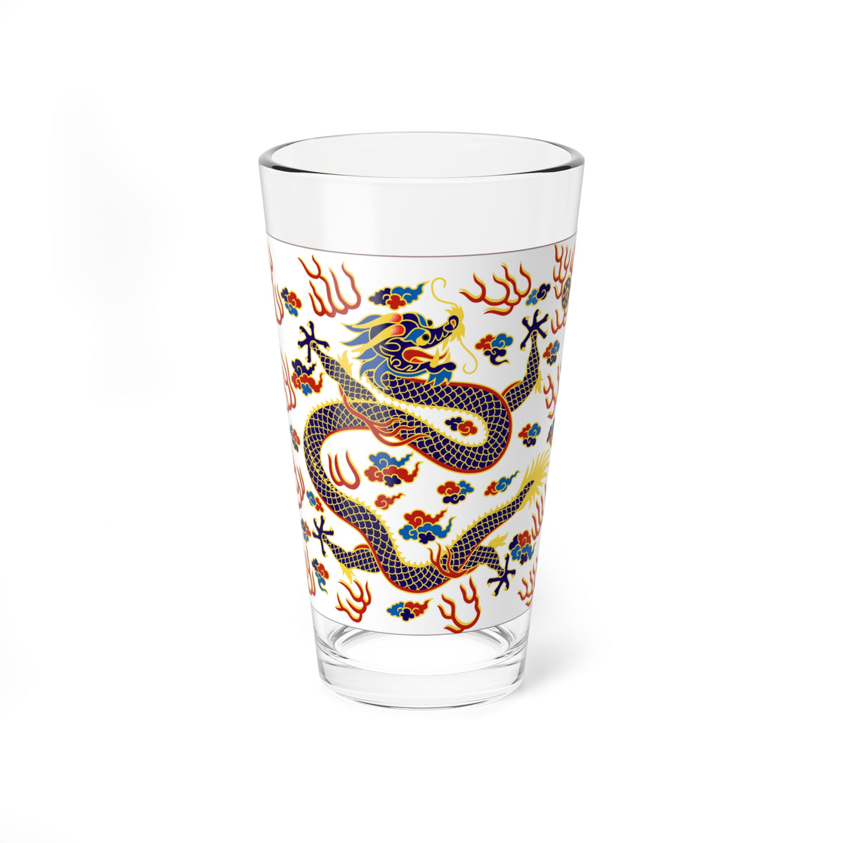 Plain White Banner (China) Pint Glass 16oz