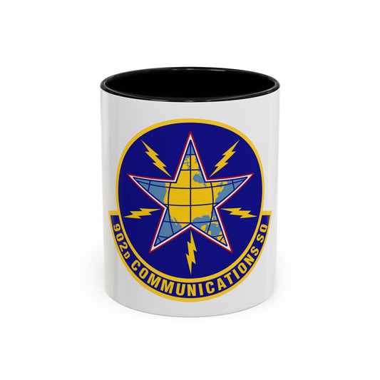 902d Communications Squadron (U.S. Air Force) Accent Coffee Mug