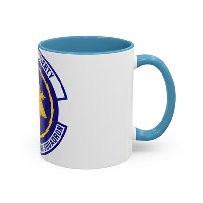 673d Communications Squadron (U.S. Air Force) Accent Coffee Mug