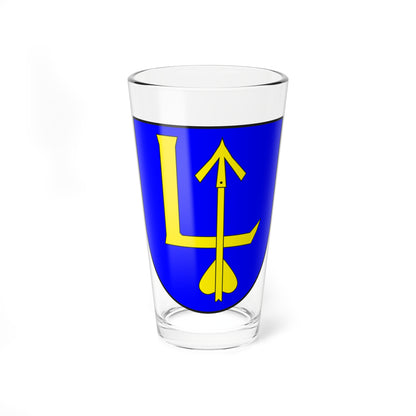 Lüen wappen (Switzerland) (Coat of Arms) Pint Glass 16oz