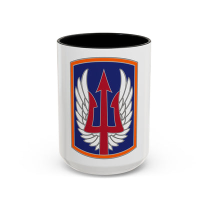 185 Aviation Brigade (U.S. Army) Accent Coffee Mug