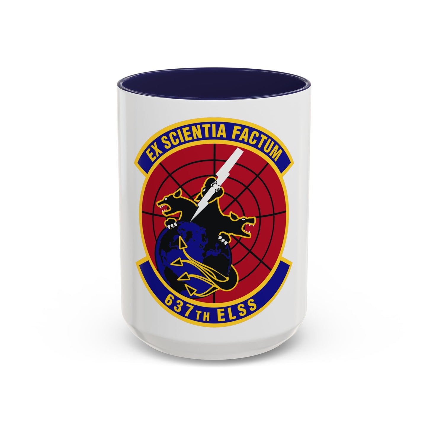 637th Electronic Systems Squadron (U.S. Air Force) Accent Coffee Mug