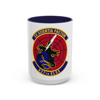 637th Electronic Systems Squadron (U.S. Air Force) Accent Coffee Mug