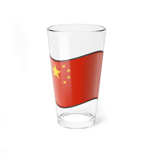 Nuvola Chinese flag (China) Pint Glass 16oz