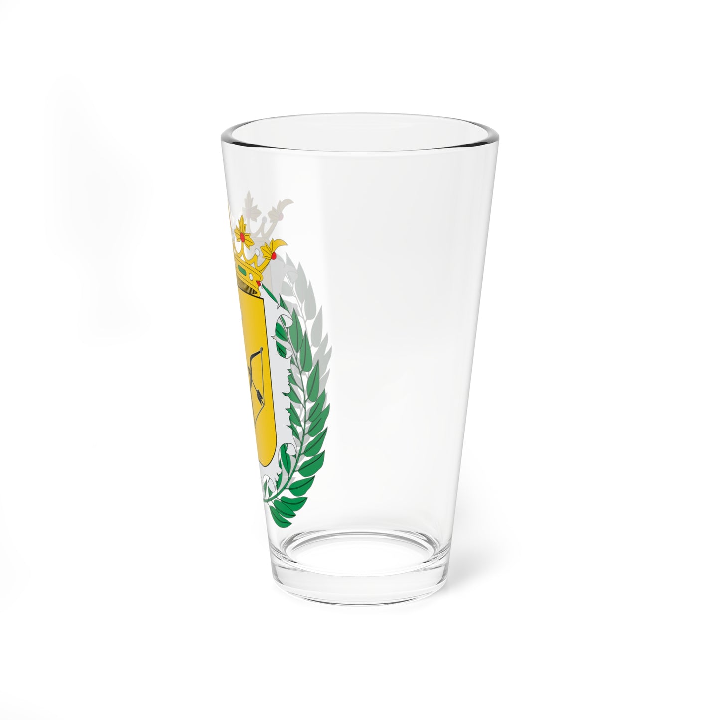 Escudo de Bollullos par del Condado (Spain) (Coat of Arms) Pint Glass 16oz