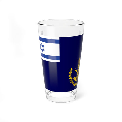 Flag of IDF Chief of Staff at Sea (Israel) Pint Glass 16oz
